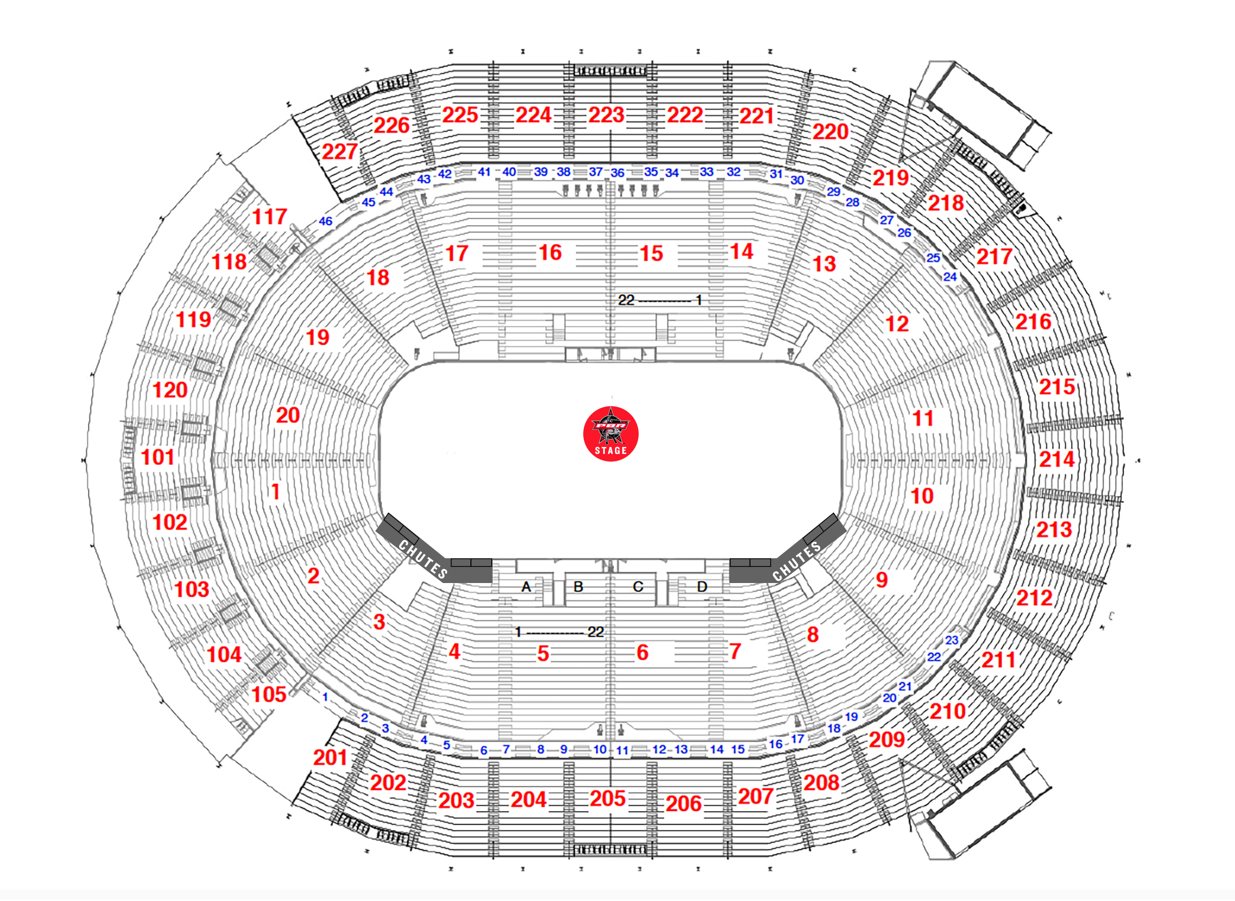 T Mobile Arena Las Vegas Seating Chart With Seat Numbers - Bios Pics